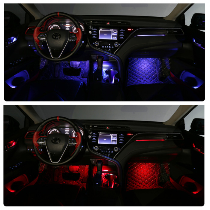 INVENTCAR® Подсветка салона RGB Ambient light Toyota Camry XV70